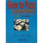 How to Pass KCSE Geography F3&4